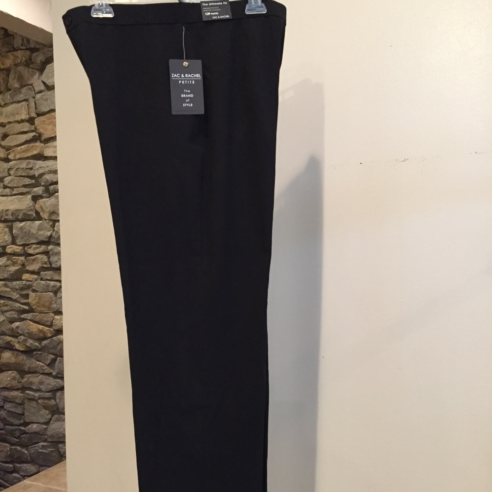 Zac & Rachel, "The ultimate fit" black slacks,